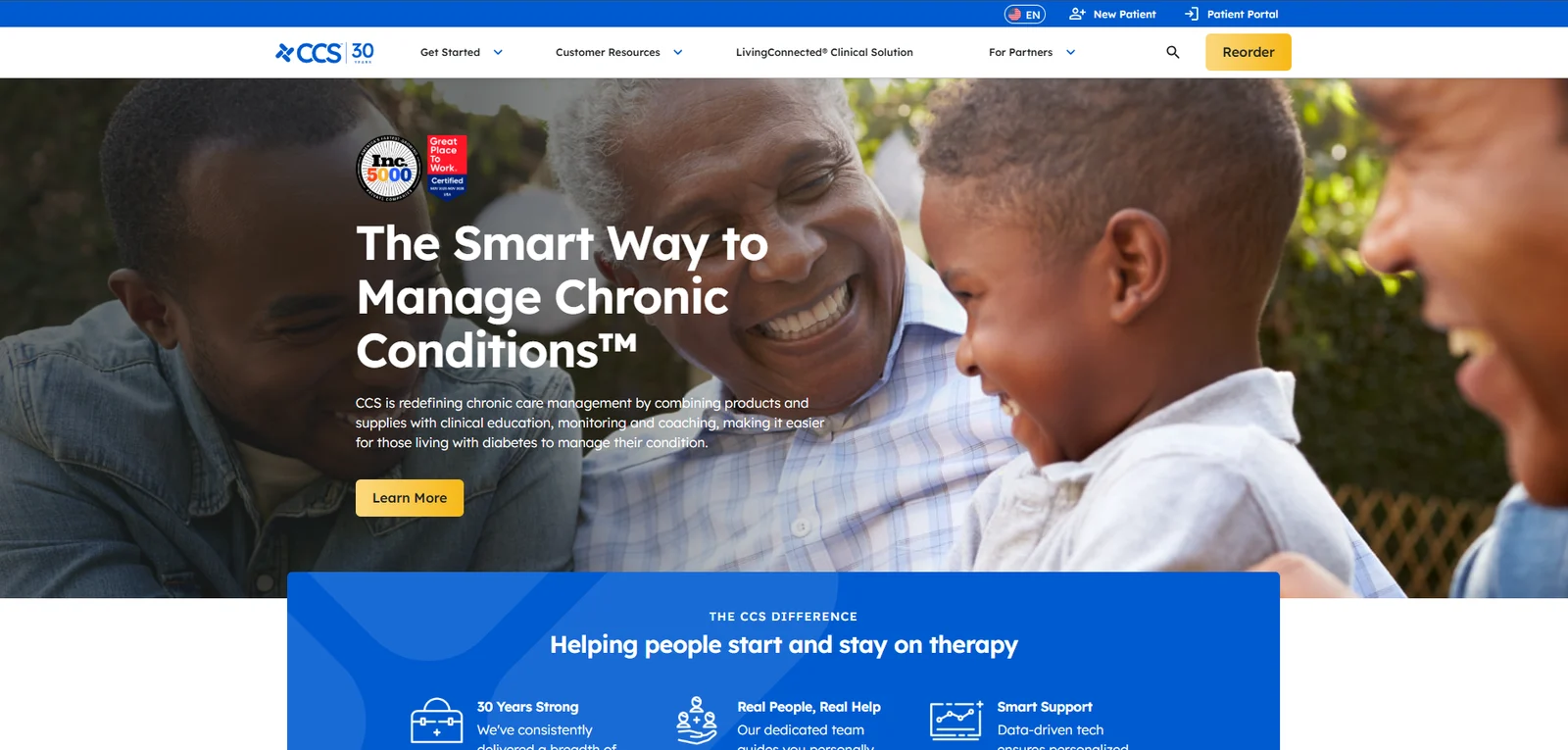 CCS Medical website preview