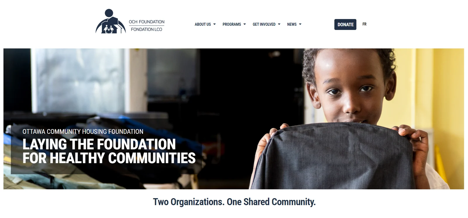 OCH Foundation website preview